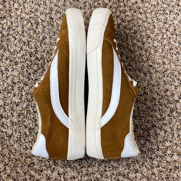 Madewell Sidewalk Low Top Suede Sherpa Sneakers - Picture 9 of 10